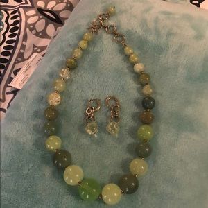 Necklace and earring set